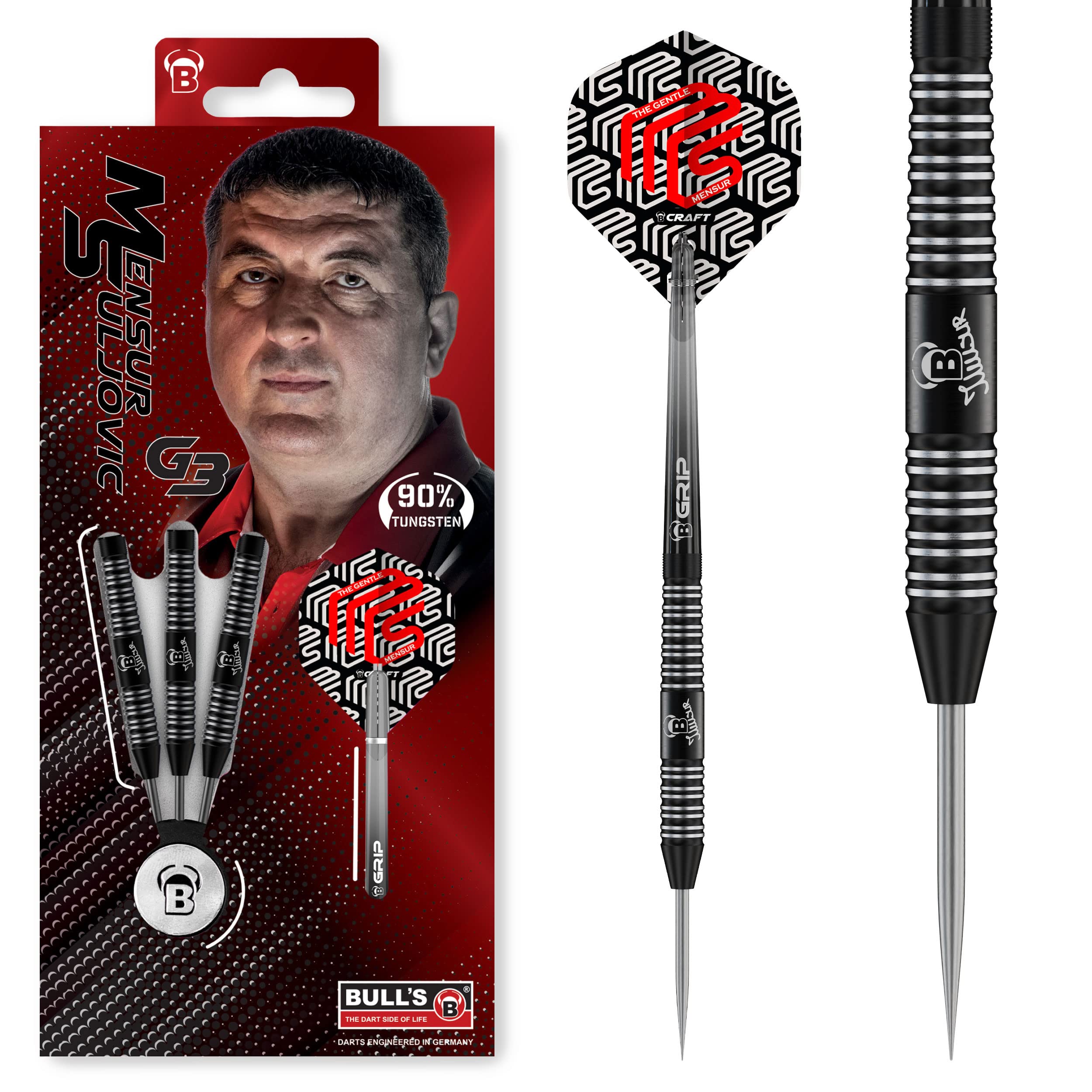 Bull's Suljovic Scale G3 Dart, 23 g