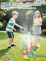 Kssvzz 4 in 1 Kids Turtle Water Sprinkler Outdoor Toy view 4