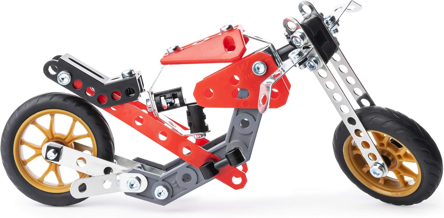 Meccano MEC MDL 5in1 St Fighter Bike CN UPCX GML, 6053371, Multicolour, Multicolored - Image 5