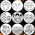 Halloween Stencils for Painting on Wood 12" Halloween Stencil for Crafts | Large Round Hey Boo Trick or Treat Hocus Pocus Ste