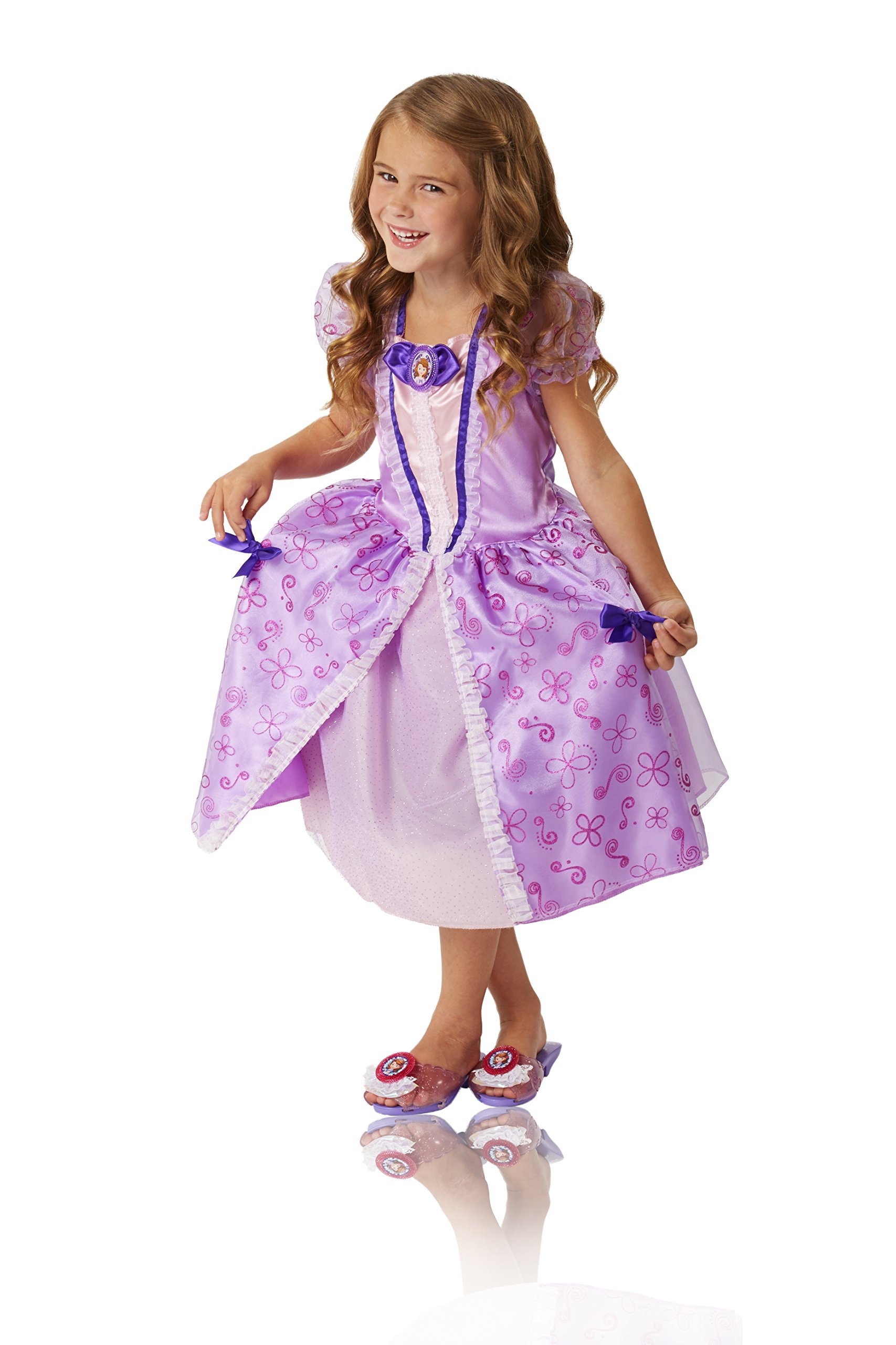 Sofia the First Royal Curtsy Dress Purple Fits sizes 46x. Ages 3+ Buy