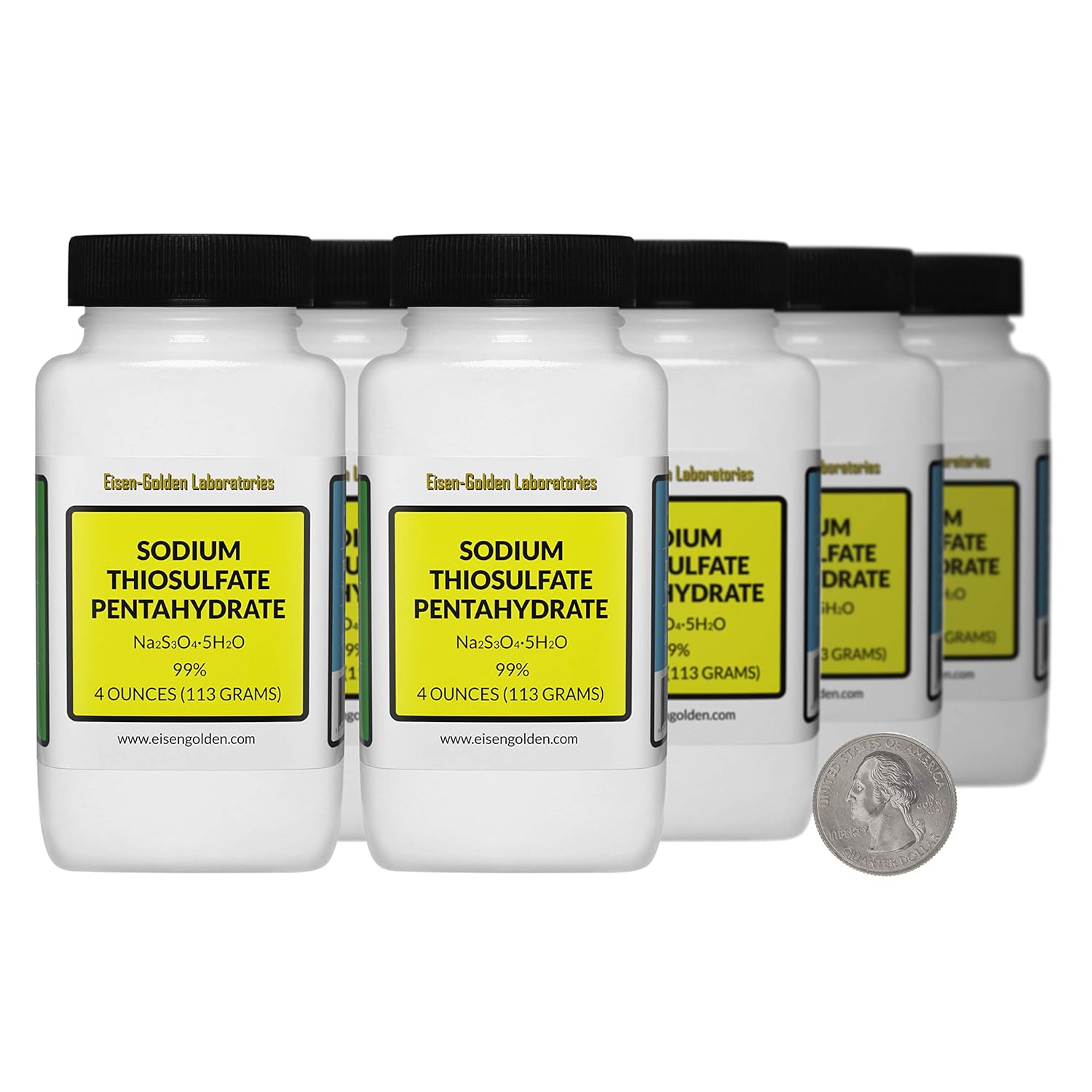 Sodium Thiosulfate Pentahydrate [Na2S3O4.5H2O] 99% AR Grade Powder 8 Oz in a Bottle USA: Health & Personal Care