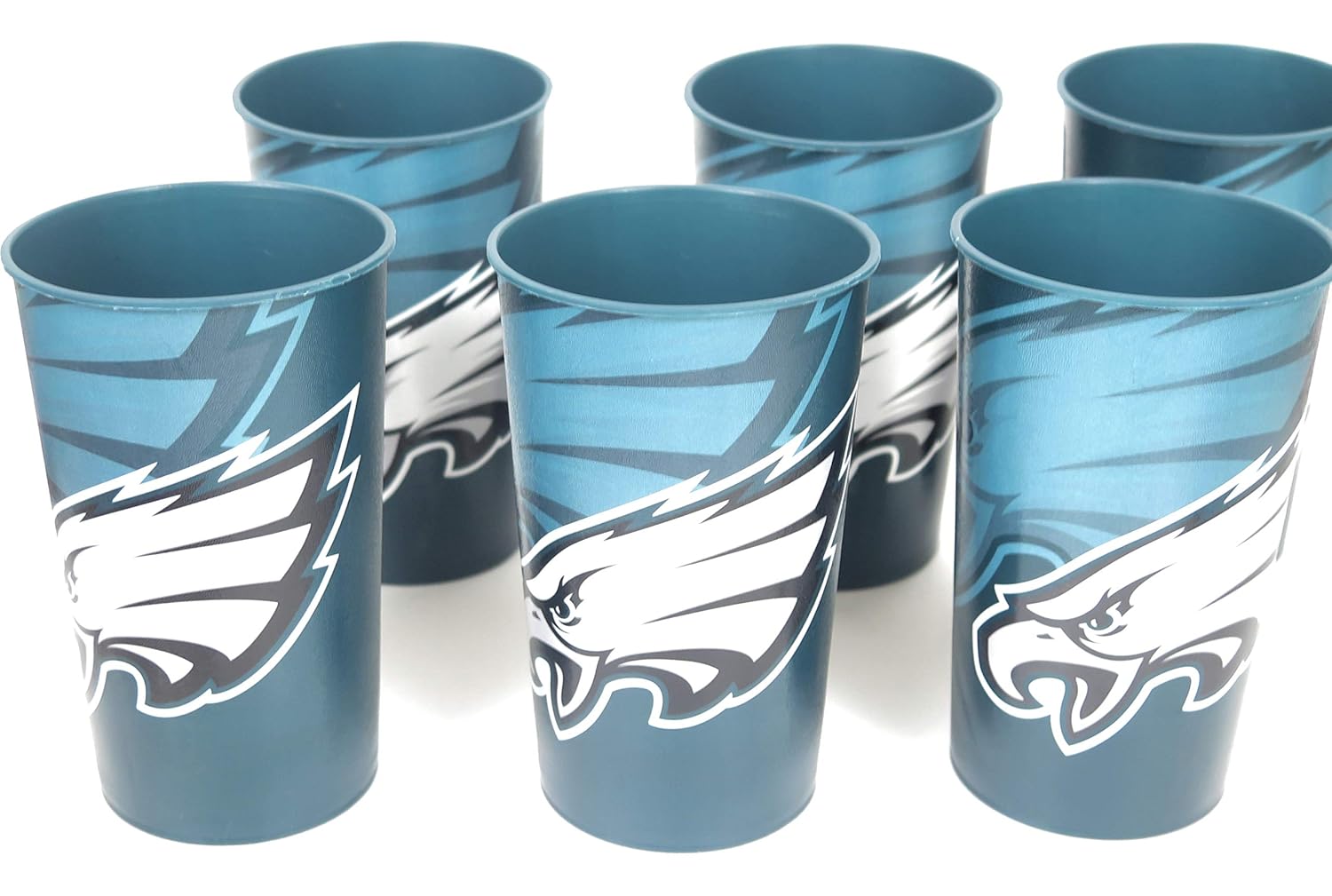 Philadelphia Eagles 6 piece set of tumblers 15 oz. Kitchen & Dining