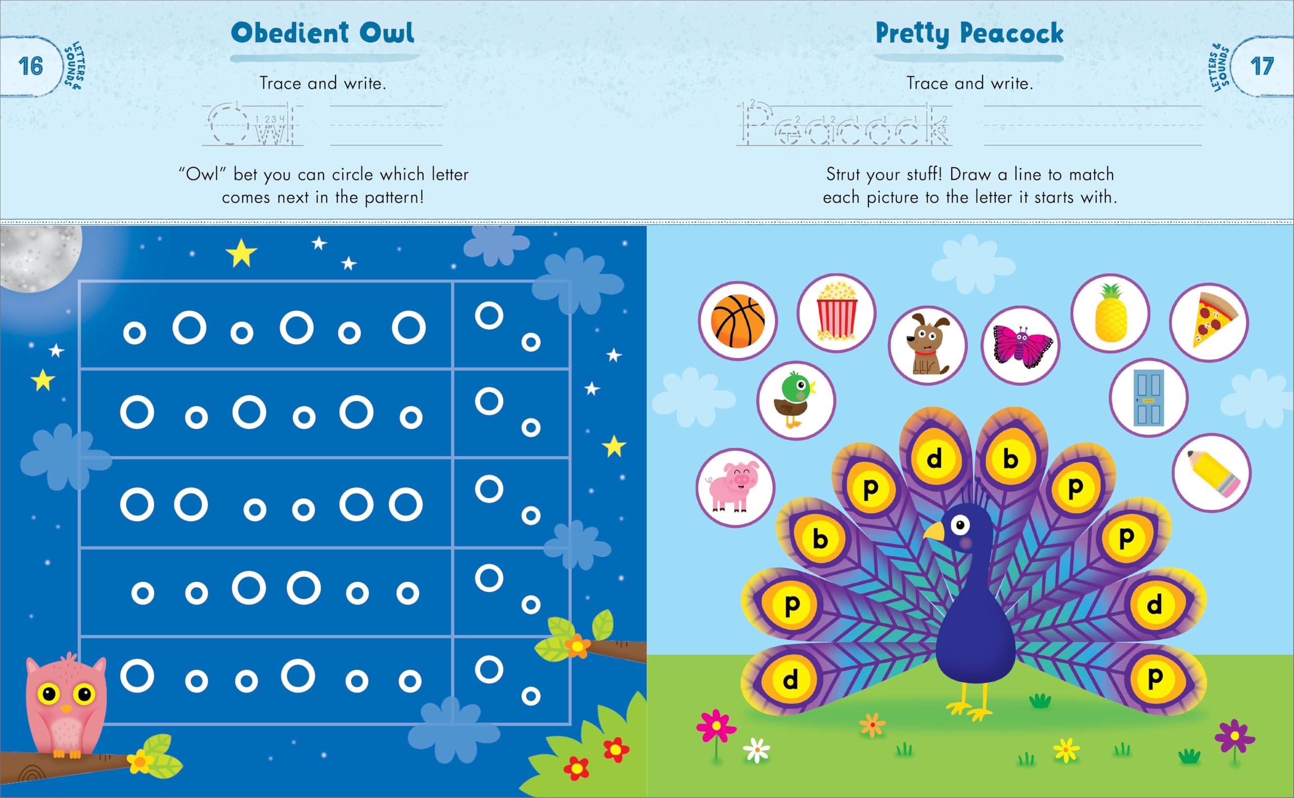 Kindergarten Activity Book: Zoo Animals: 75 Games to Practice Early Reading, Writing, and Math Skills (School Skills Activity Books)