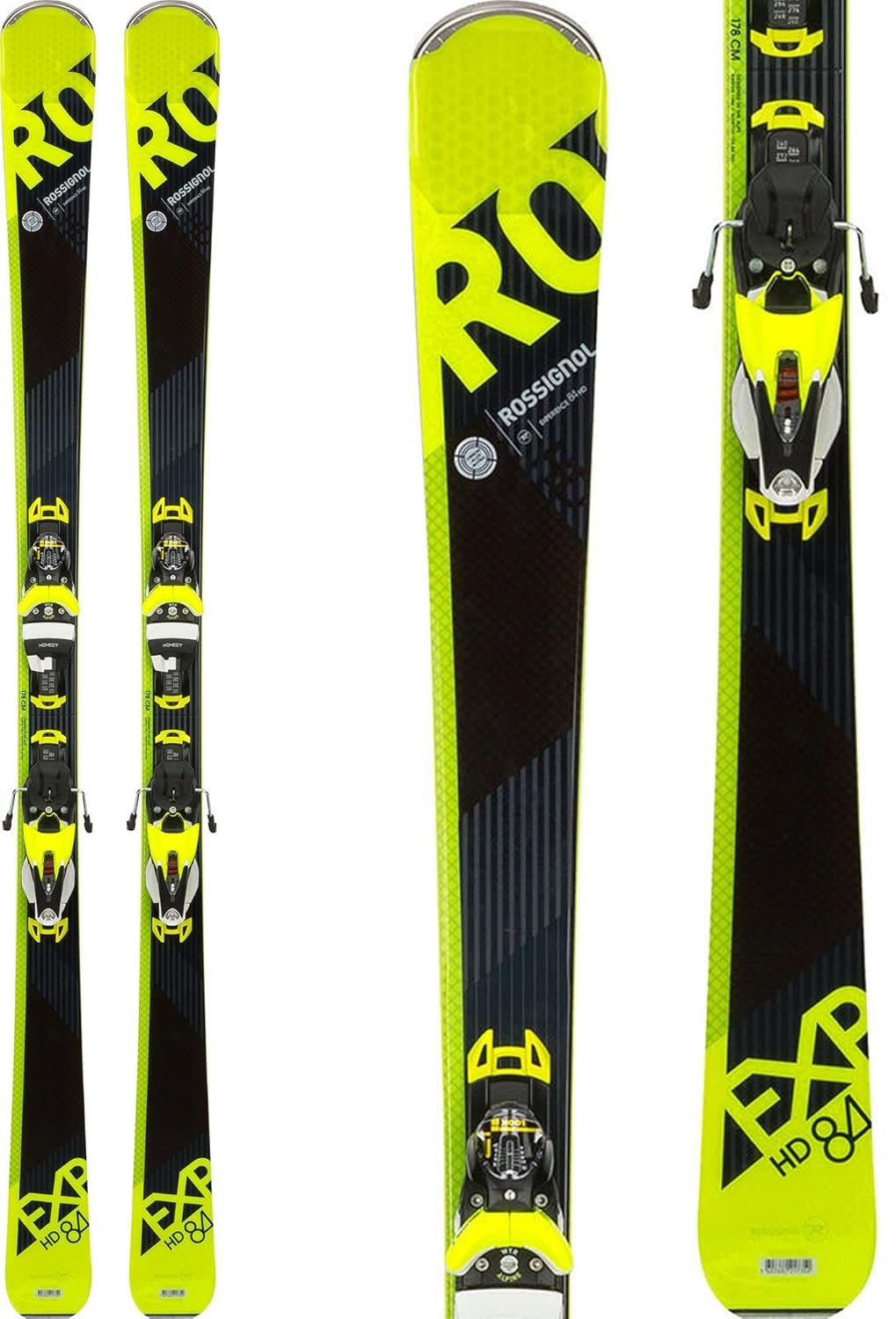 Rossignol Experience 84 Hd Konect Paire De Ski Polyvalent Unisexe Pour Adultes Sports Et Loisirs Skis