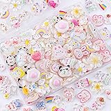 100Pcs White Slime Charms Assorted Cute Jelly