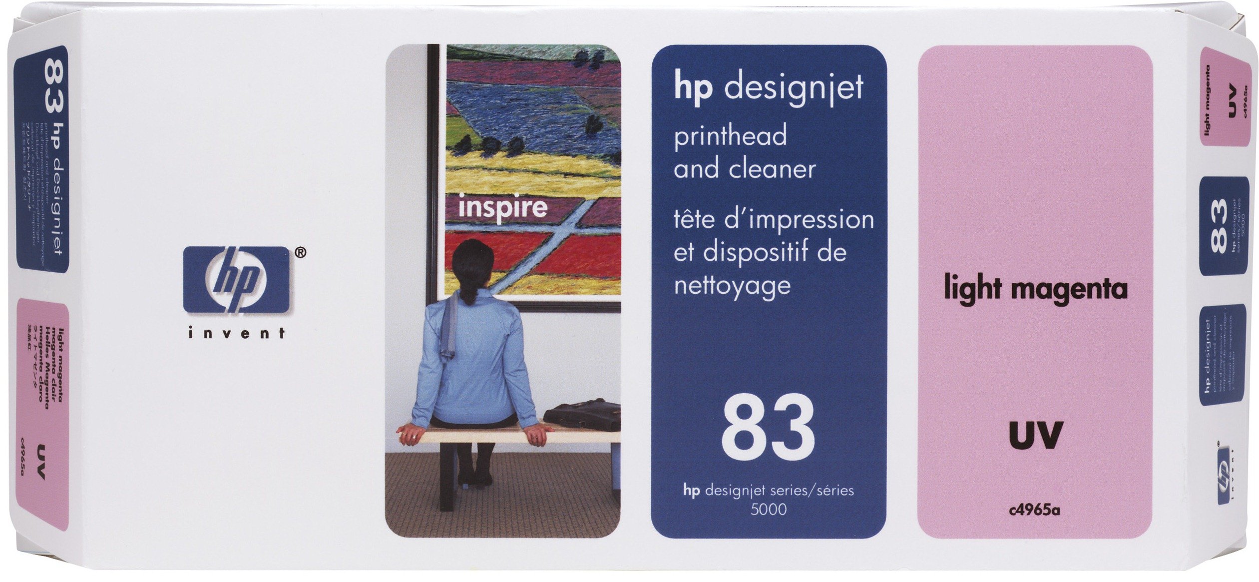 HP C4965A Print Head + Cleaner No 83 Magta Light