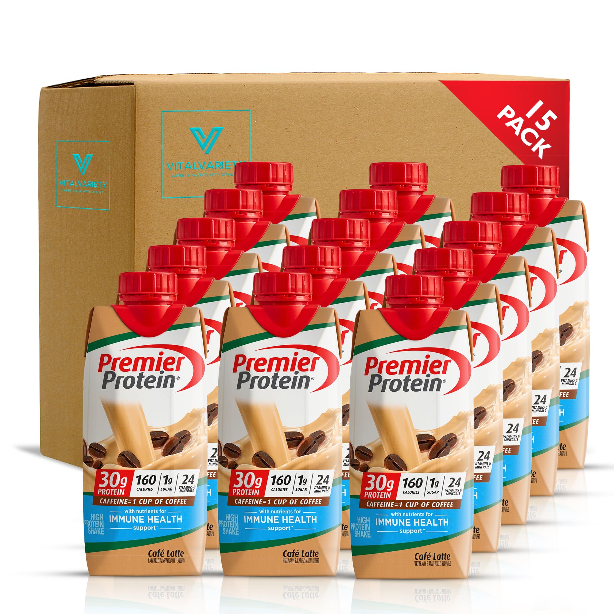 Mua Premier Protein High Protein Shakes Variety Sampler Pack Café Latte ...