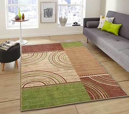 Status Taba with Anti Skid Nylon Rug - 60x84, Multicolour