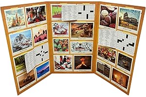 The Advent Calendar for Crossword Lovers – Volume 1 – 24 Puzzles Christmas Countdown for Adults and Seniors, Easy, Medium, an