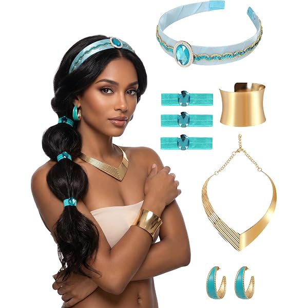 Amazon.com: Princess Jasmine Costume Adult Women Aladdin Princess Cosplay Dress  Up Halloween Outfit (Blue 1, X-Small) : Clothing, Shoes & Jewelry