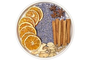 PEXTIAN Potpourri Simmering, Cozy Nights Stovetop Potpourri with Cinnamon, Ginger, Lavender, Anise Star and Orange, Simmer Pot Ingredients for Home Fragrance, Housewarming, Hostess Gift
