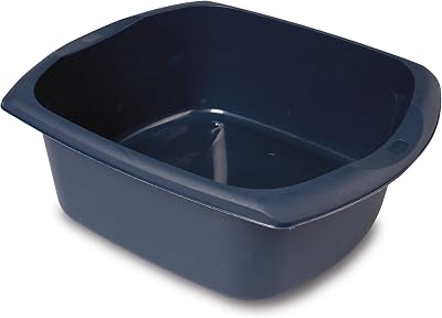 Addis Large Washing Up Bowl 9.5L Ink Blue 380mm x 320mm x 140mm UK Made