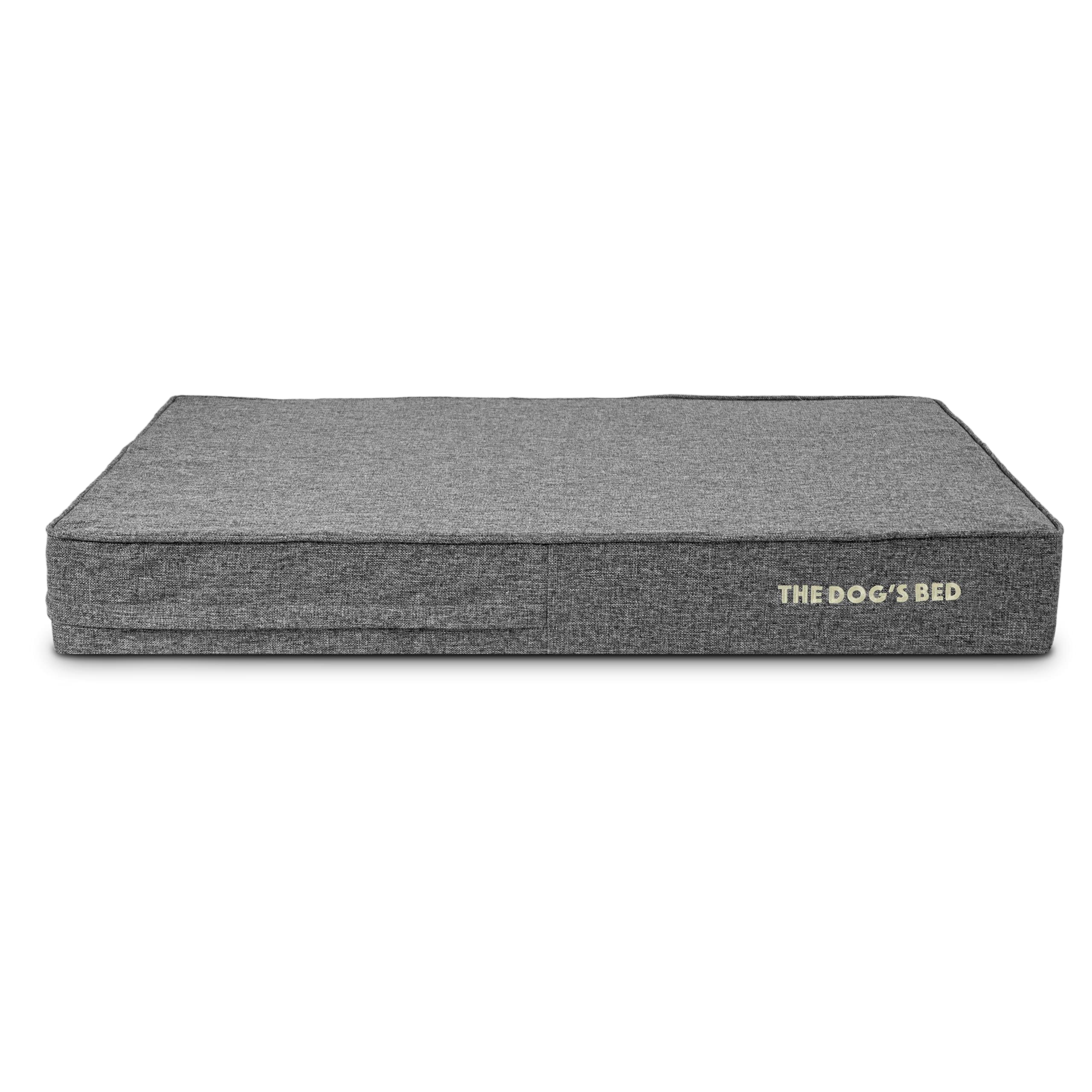 The Dog’s Bed Cover – Replacement Cover, Grey Linen, XL, 15cm — image 1
