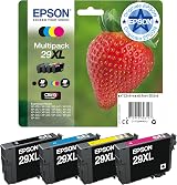 Epson 29XL Strawberry Multipack Ink Cartridges 4 Colors Original XL High Yield