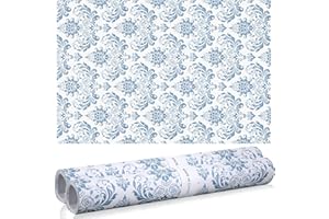 FAINNE 24 Sheets Scented Drawer Liners for Dresser 15.7 x 22.8 Inch Lavender Drawer Paper Non Adhesive Liners Dresser Scented Floral Print Fragrant for Kitchen Cabinet Shelf Closet(Vivid Style)