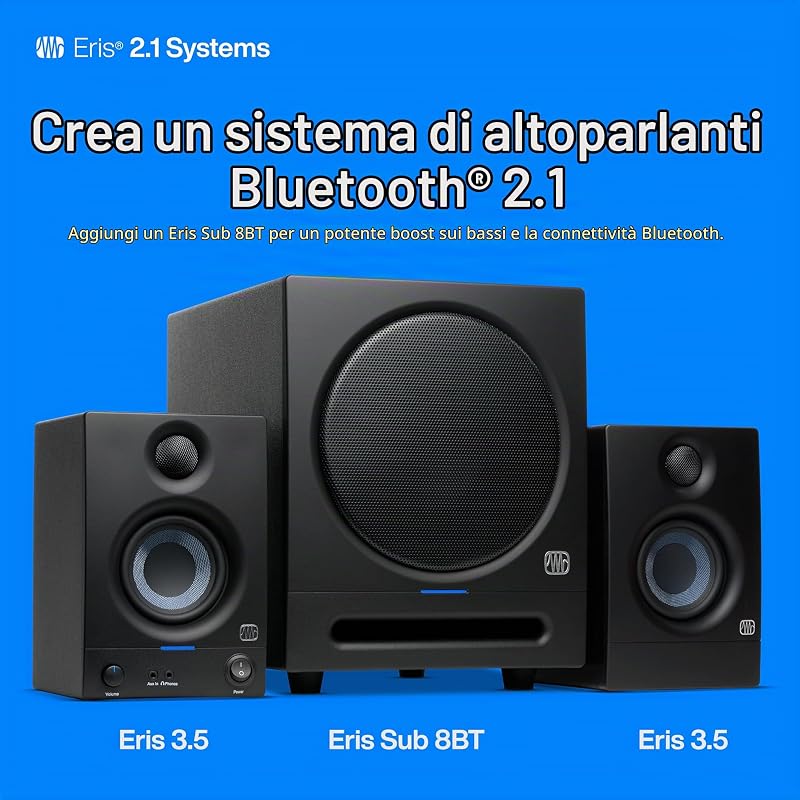 Eris 3.5 Gen 2 Monitor da Studio Nearfield 50W, Coppia