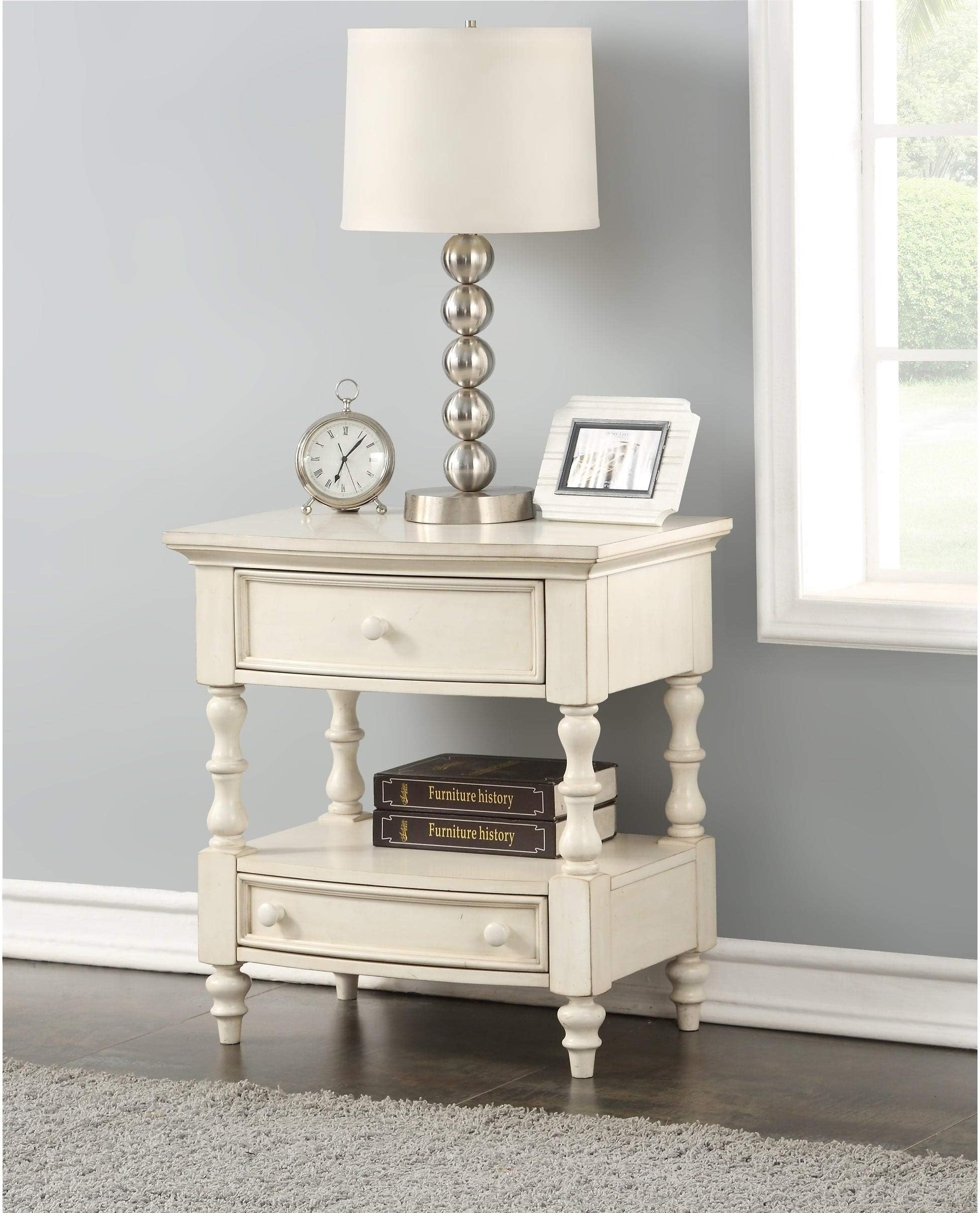 Greyson Living Sophie Two Drawer Nightstand by