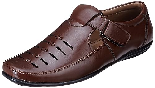 Men's 2322 Brown Outdoor Sandals-10 UK (44 EU) (11 US) (2322-001)