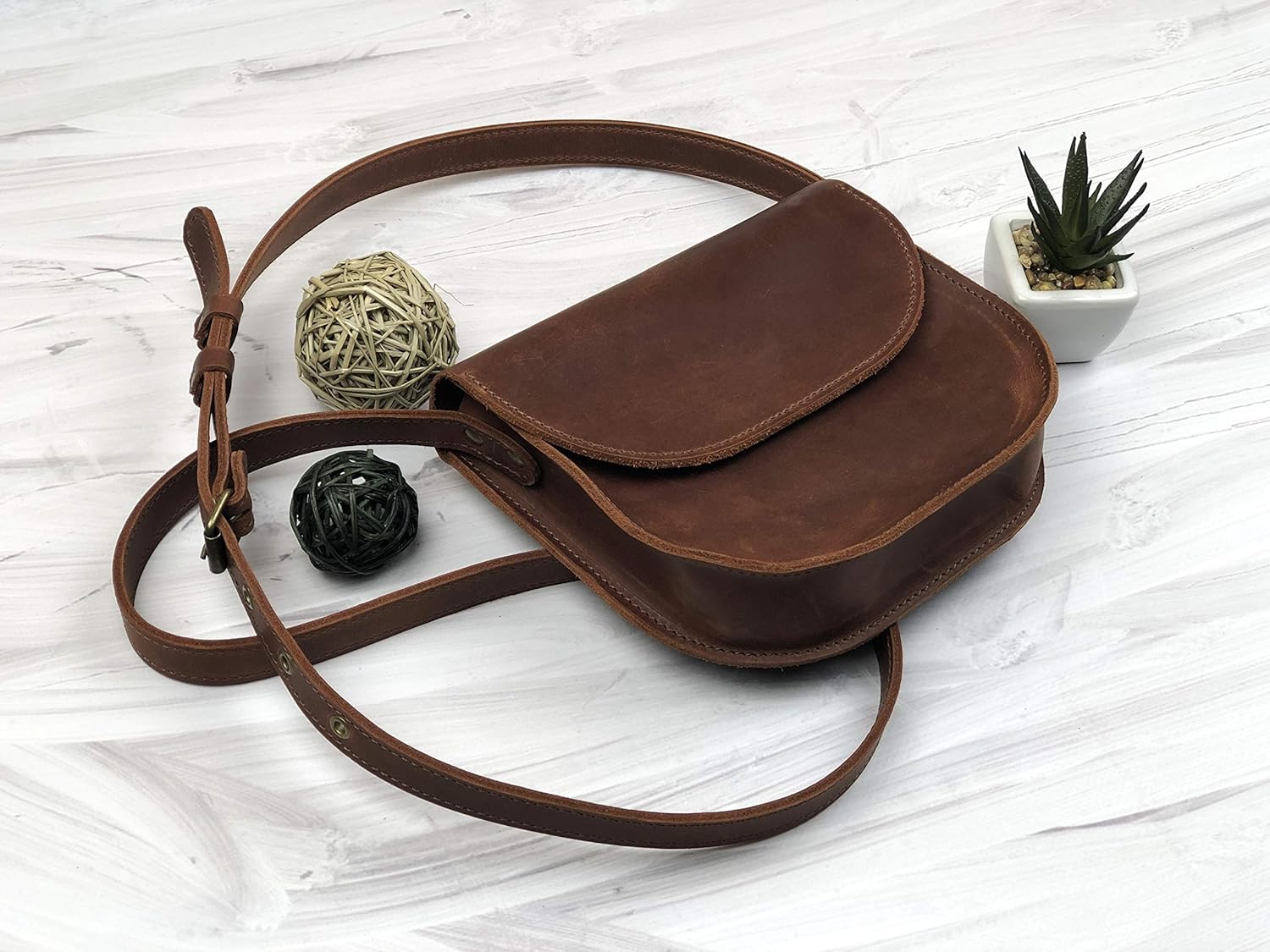 INDIAN RED Genuine Leather Bag Custom