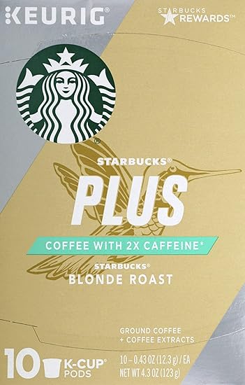 Amazon Com Starbucks Blonde Roast Coffee K Cups With 2x Caffeine