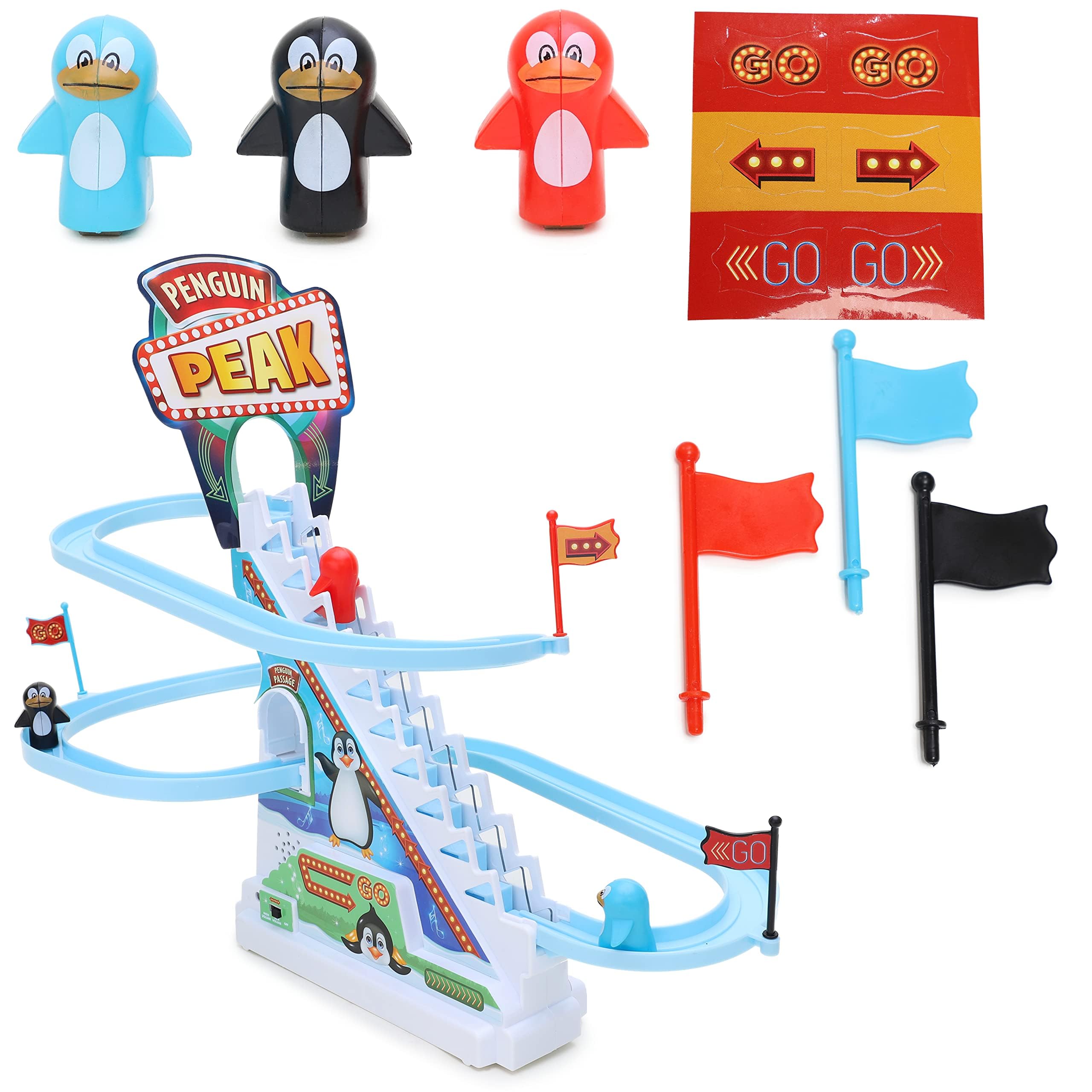 Toyland® Musical Light Up Penguin Run Game - Novelty Games For Children Age 3+
