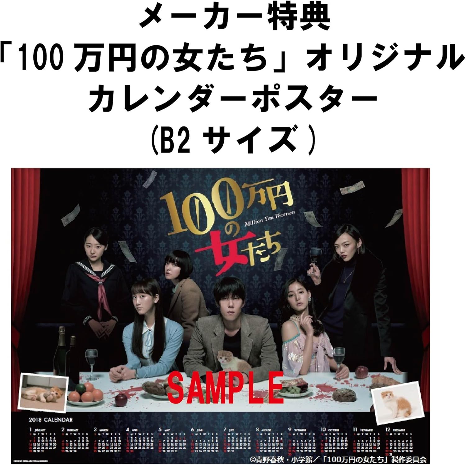 Amazon メーカー特典あり 100万円の女たち Dvd Box メーカー特典 100万円の女たち オリジナルカレンダーポスター B2サイズ 付 Tvドラマ