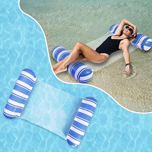 Pack Pool Float Adults 4-in-1 Water Hammock Float,Saddle