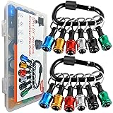 12PCS Bit Holders 1/4 Socket, Hex Shank Screwdriver