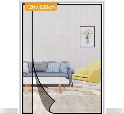Yotache Side Opening Fly Screen Door 120 x 220 cm Mosquito Net Curtain