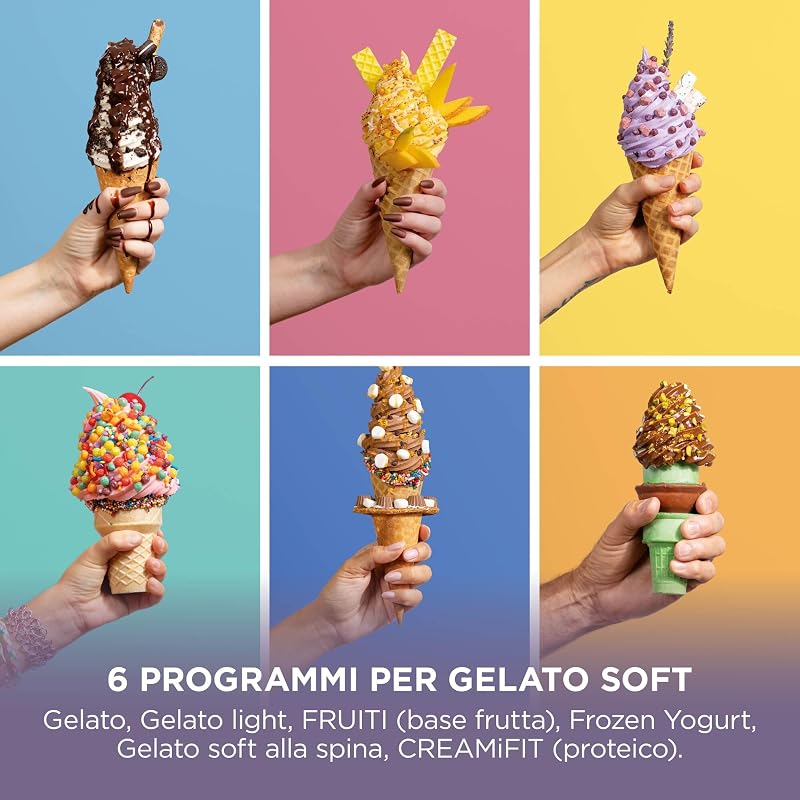 CREAMi Scoop & Swirl, Gelatiera con 13 Programmi, Oro Chiaro