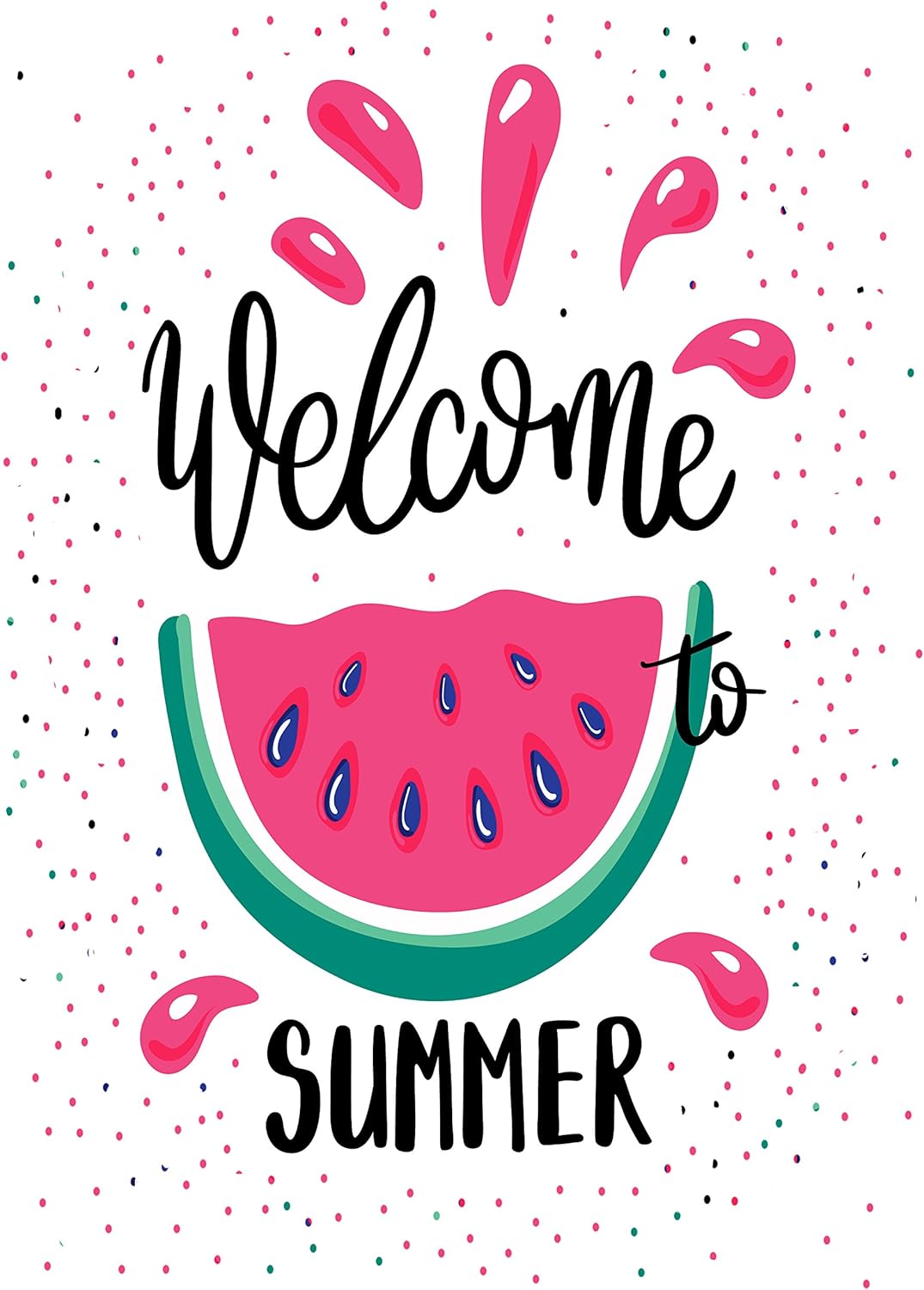 Amazon Com Shinesnow Welcome To Summer Watermelon Garden Flag