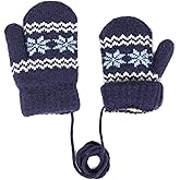 Baby-Winter-Knit-Mittens Soft Warm-Gloves Infant Newborn No Scratch Mittens 0-2 Years