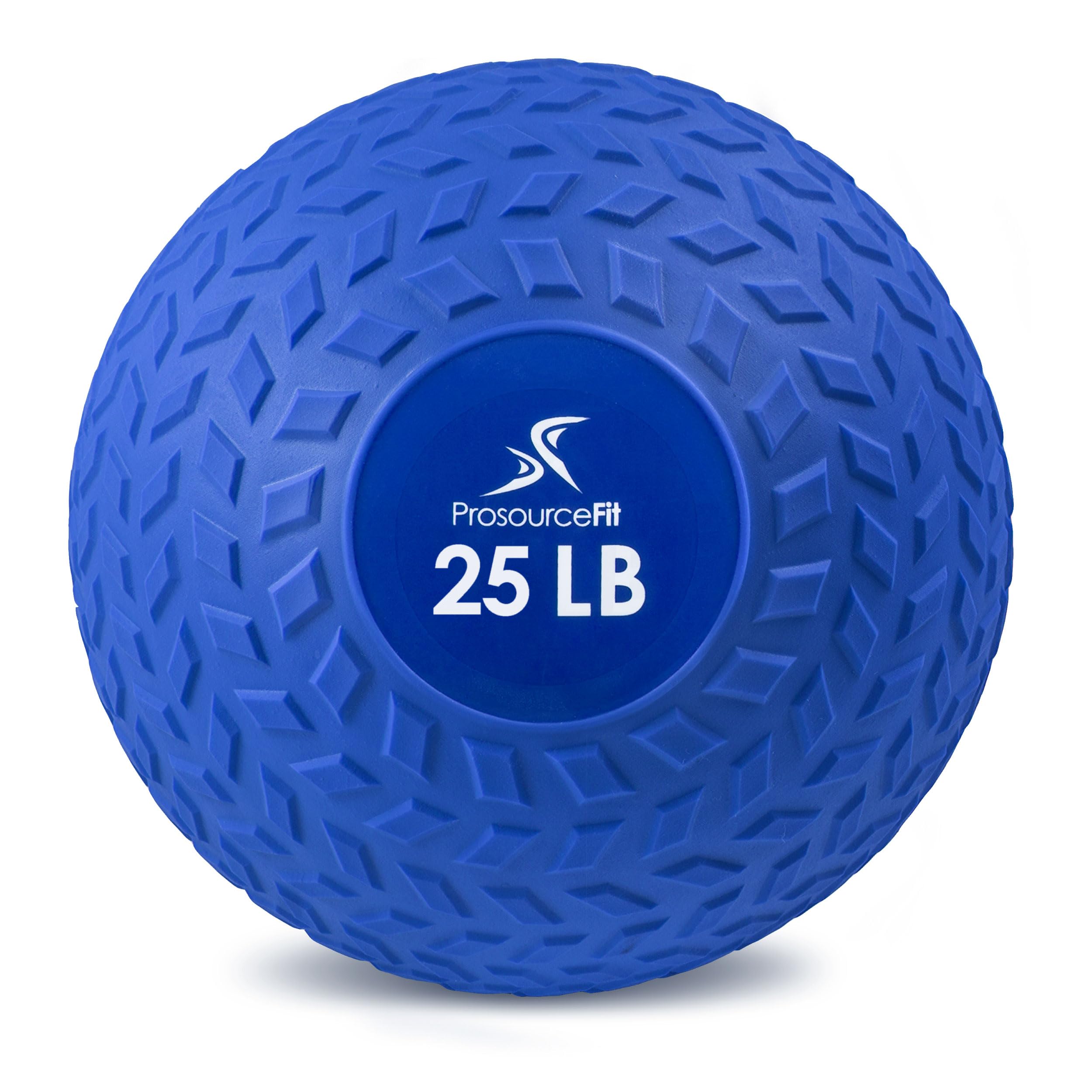 ProsourceFit Slam Medicine Balls 5, 10, 15, 20, 25, 30, 50lbs Smooth and Tread Textured Grip Dead Weight Balls for Strength and Conditioning Exercises, Cardio and Core Workouts Image