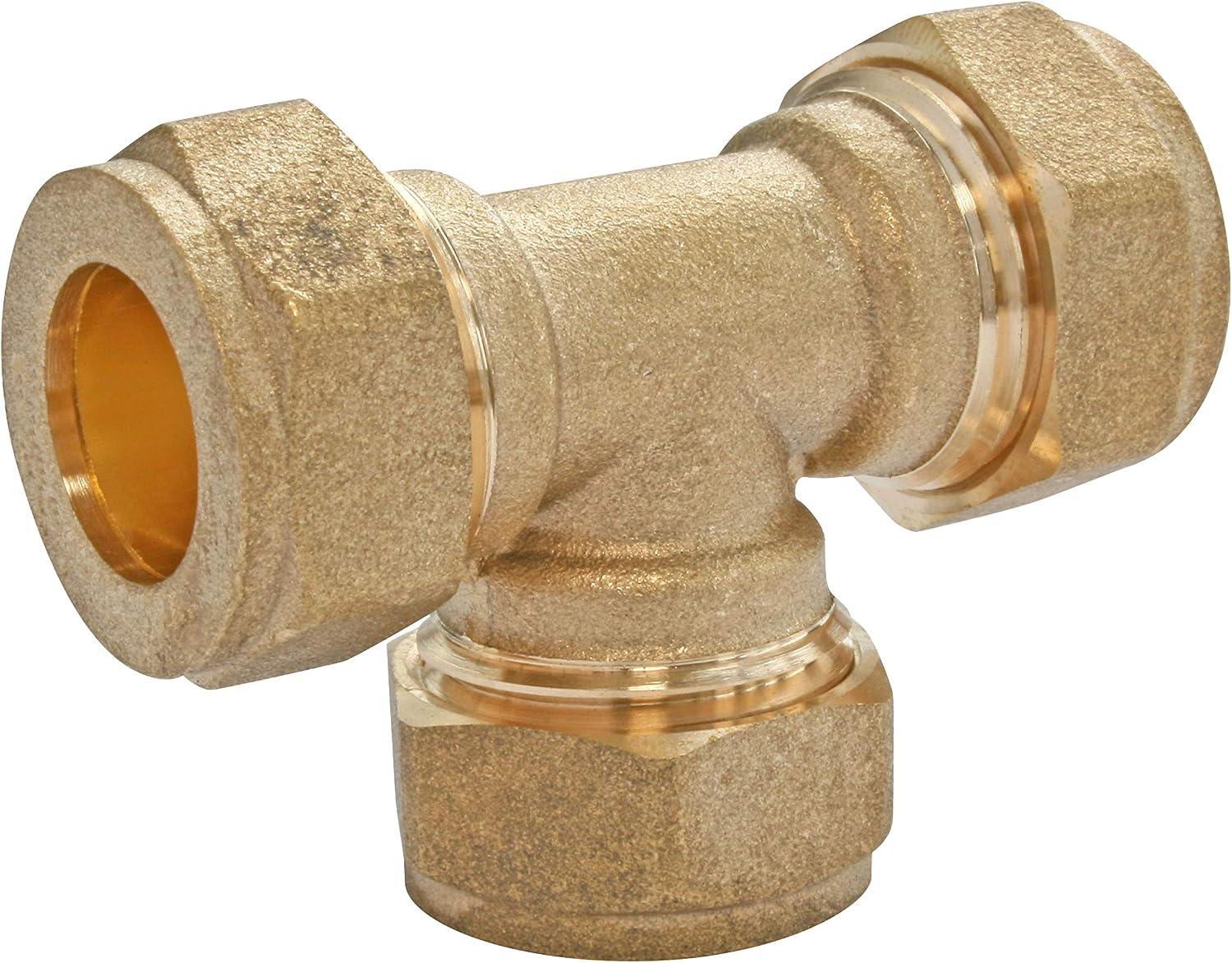 SOMATHERM FOR YOU - Te Equal to Brass Compression for Copper Pipe Diameter 16, Gray, Klein