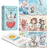 Starlit Dreams Tarot, Whimsical Tarot and Oracle Cards for Beginners, Cute Fortune Telling Deck with Dreamy Pastel Artwork for Healing, Self-Care, and Spiritual Guidance, 78 Cards 2.7x4.7 inch