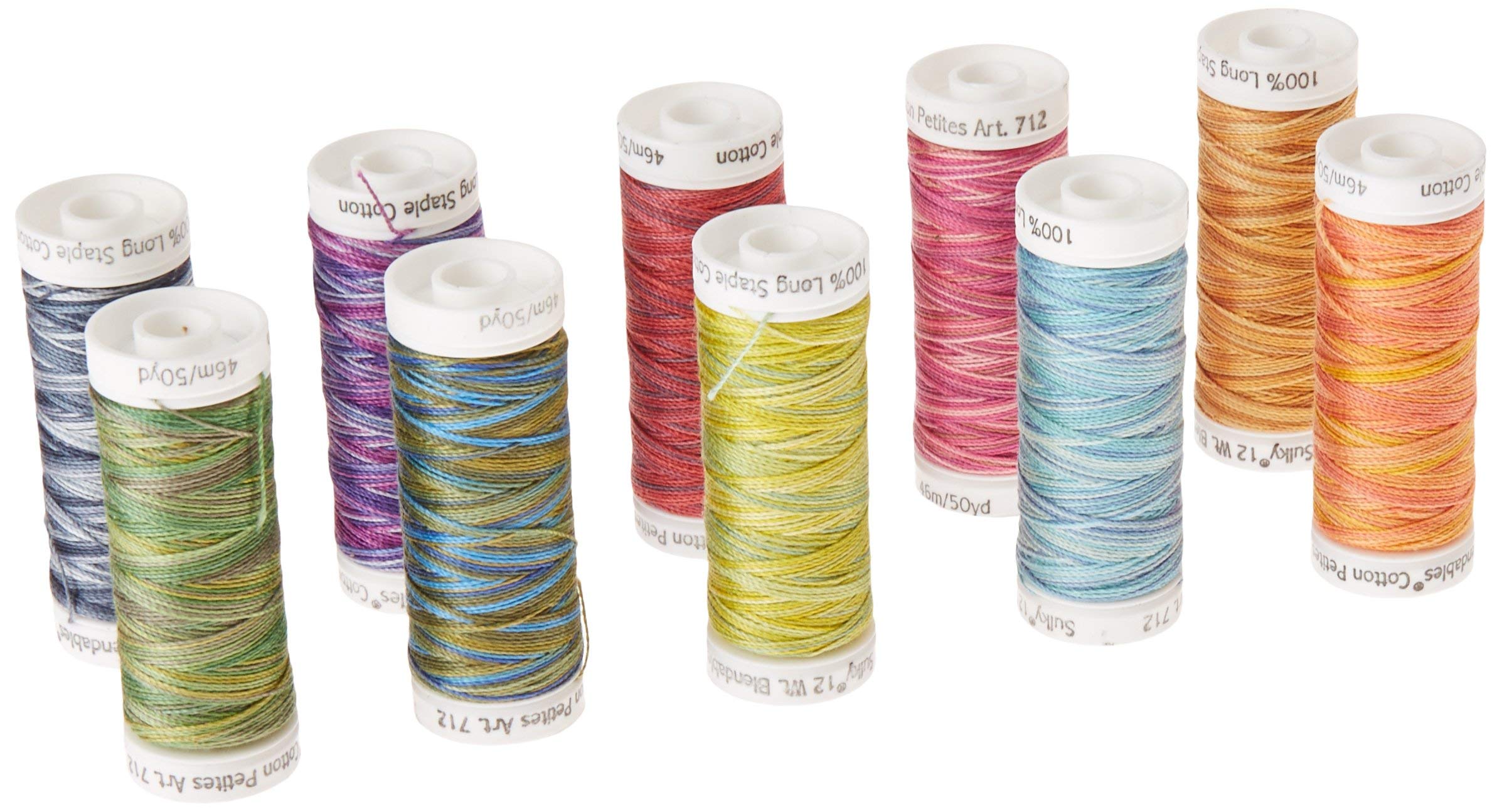 Sulky CrossroaDS Cotton Petites 12 Weight Westport Collection, Acrylic, Multicolour