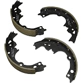 BOSCH BS514R Blue Drum Brake Shoe Set - Rear (Riveted) | Compatible with Select 1978-04 Avanti, Buick, Chevrolet, GMC, Isuzu, Oldsmobile, Pontiac
