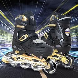 MammyGol Inline Skates for Boys and Girls Youth, 4