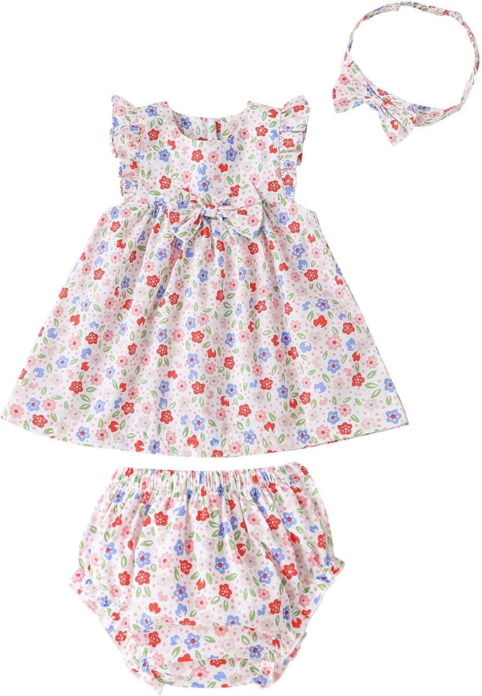 Amazon Co Jp ベビー服 Tシャツセット Yolaird 女の子 ワンピース パンツ セット フリル 蝶結び 可愛い タンクトップ 子供服 ノースリーブ トップス ショートパンツ 赤ちゃん服 肌着 ルームウエア 女児 洋服 春 夏 出産祝い 服 ファッション小物