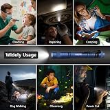 Lepro LED Torch Battery Powered 2 Pack Clip Small 3 Modes IP44 Blue view 7