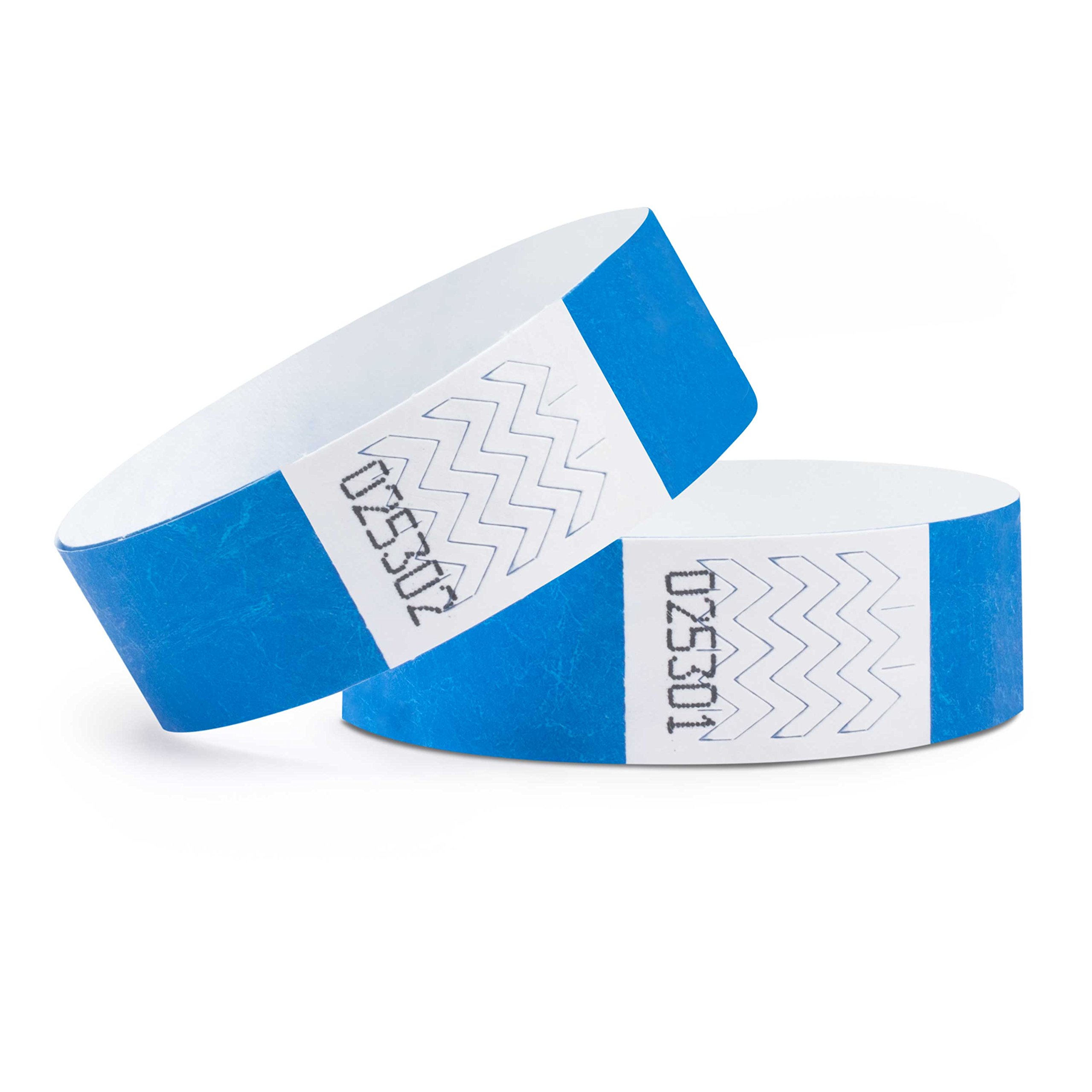 linie zwo ®, Pack of 100 Wristbands 19 x 254 mm, Blue