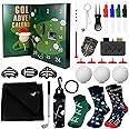 ONEHAUS Golf Advent Calendar 2025 for Men, 24 Days Christmas Countdown Calendar for Dad Husband Boyfriend Boys Teen Birthday 