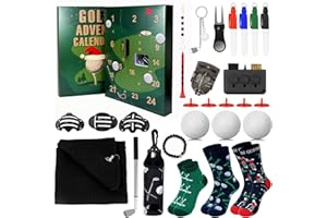 ONEHAUS Golf Advent Calendar 2025 for Men, 24 Days Christmas Countdown Calendar for Dad Husband Boyfriend Boys Teen Birthday 