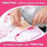 jackinthebox DIY Journal Kit for Girls 8-12 242 pcs Scrapbook Gift view 7