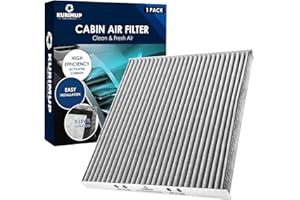 KURIMUP Premium Cabin Air Filter with Activated Carbon,Replacement for CF11819(CP819), Fit for Hyundai Sonata/Azera/Santa Fe, Kia Cadenza/Optima/Sedona, GMC Terrain, Chevrolet Equinox