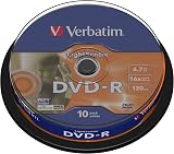 Verbatim 43643 16x DVD-R Lightscribe 4.7GB Spindle 10 Pack Data Archiving view 1