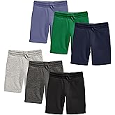 Andrew Scott Boys Basketball Shorts | Casual - Athletic Sport Drawstring Pull On Cotton Shorts | Multi Packs & Colors