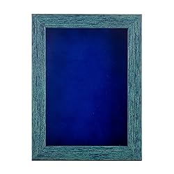 24x36 Shadow Box Frame Blue Wood | with a 1" Usable