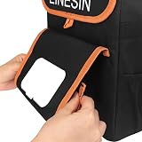 Einesin Car Trash Can with Tissue Holder Leakproof 11L Organizer view 8